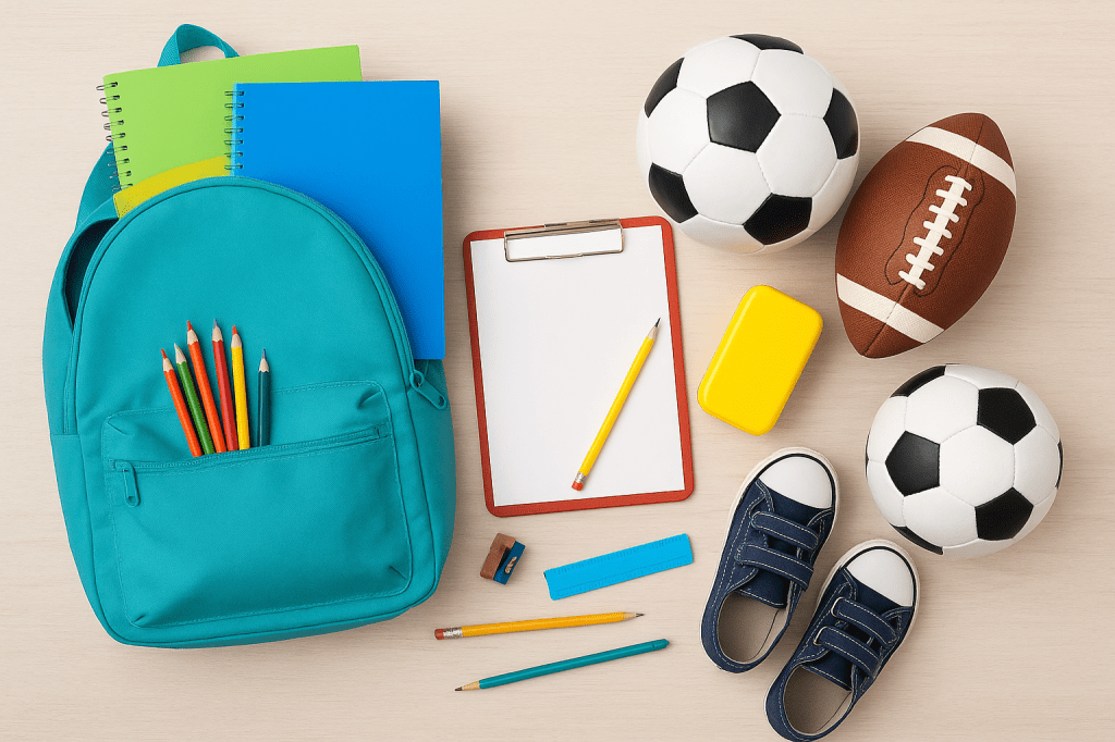 One Foot in Summer, One Foot in School…and some arms ready for Fall&nbsp;Sports